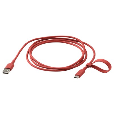 LILLHULT USB-A USB-C,红色,1.5米