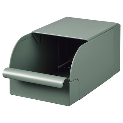 REJSA盒子,灰绿色的/金属9 x17x7.5厘米