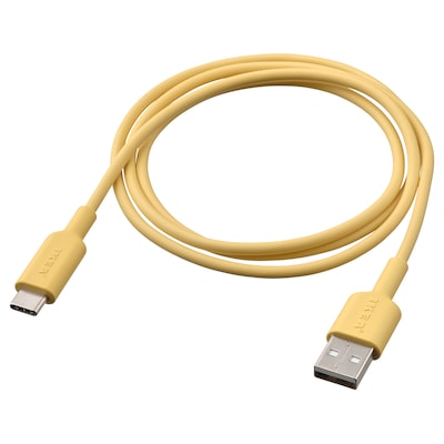 SITTBRUNN USB-A USB-C,淡黄色,1 m