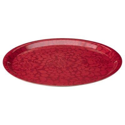 VINTERFINT托盘,花卉图案红色,32厘米