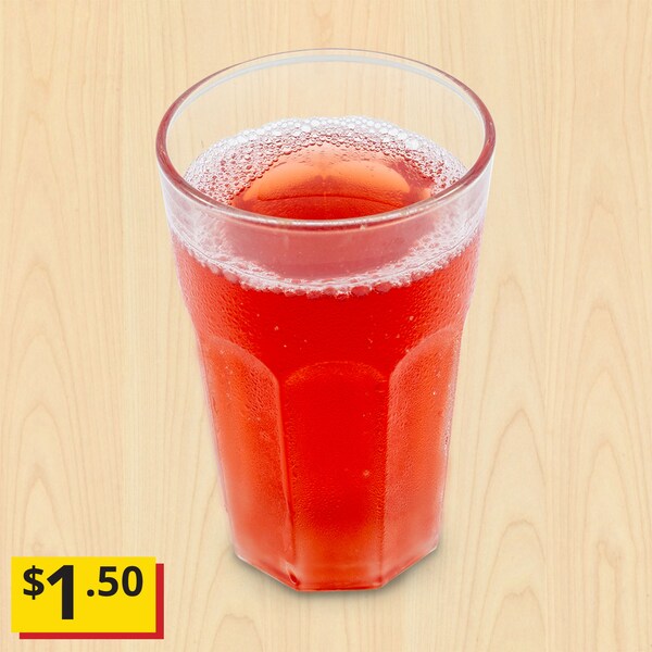 越橘北欧果汁饮料,价格标签标记为惊人的项目1.50美元