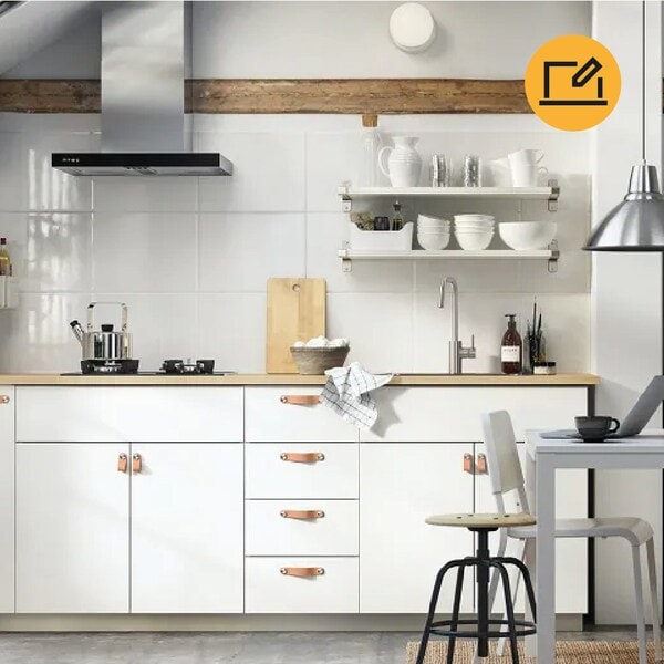 我们宜家亚博平台信誉怎么样厨房专家来帮助改造你的厨房或设计你的第一个厨房