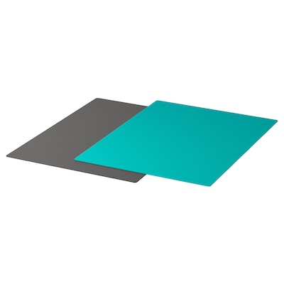 FINFORDELA可弯曲切菜板,深灰色/暗蓝绿色,x36 28厘米