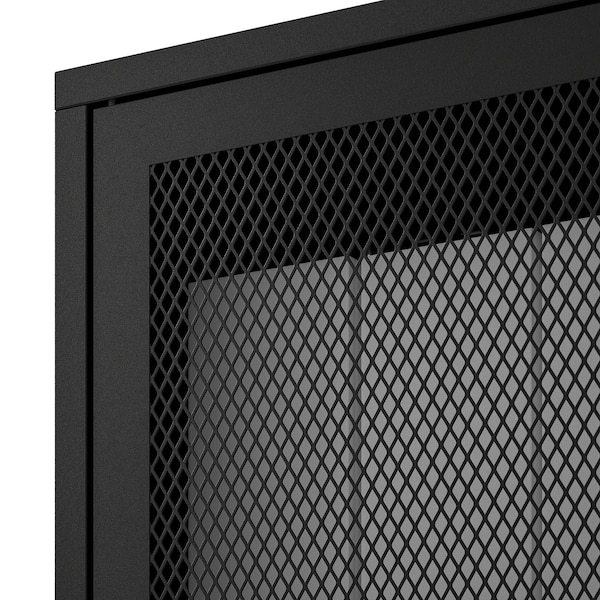 IVAR内阁与门,黑网,80年x83厘米