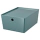 KUGGIS存储箱盖子,绿松石,x35x15 26厘米