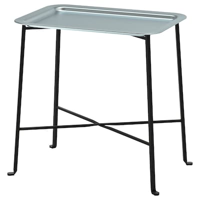 KUNGSHATT小桌板，室内/室外，深灰色/灰色，56x36厘米