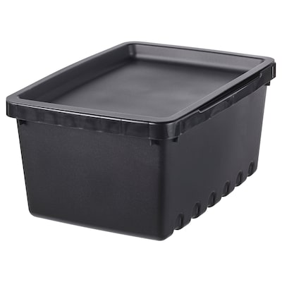 UPPSNOFSAD存储箱盖子,黑色,25 x17x12厘米/ 4 l
