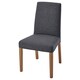 BERGMUND椅子,橡木影响/贡纳中等灰色