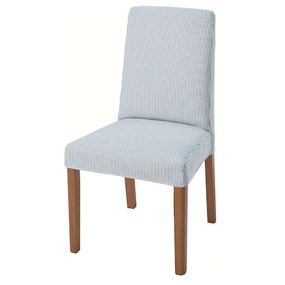 BERGMUND椅子,橡木影响/ Rommele深蓝色/白色