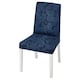 BERGMUND椅子,白色/ Kvillsfors深蓝色/蓝色