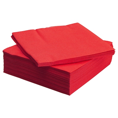 FANTASTISK餐巾纸,红色,40 x40厘米