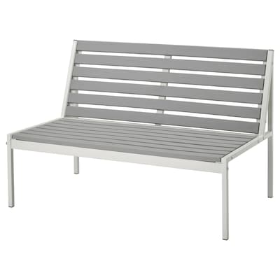 JOLPEN 2-seat沙发、户外、白色/灰色100 x59x67厘米