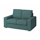 KIVIK紧凑2-seat沙发,Kelinge grey-turquoise