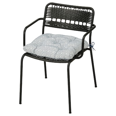 LACKO与扶手椅,户外,深灰色/ Klosan蓝色