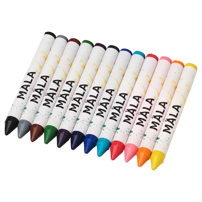 玛拉蜡笔、混合的颜色