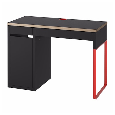 MICKE办公桌,无烟煤/红色,105×50厘米