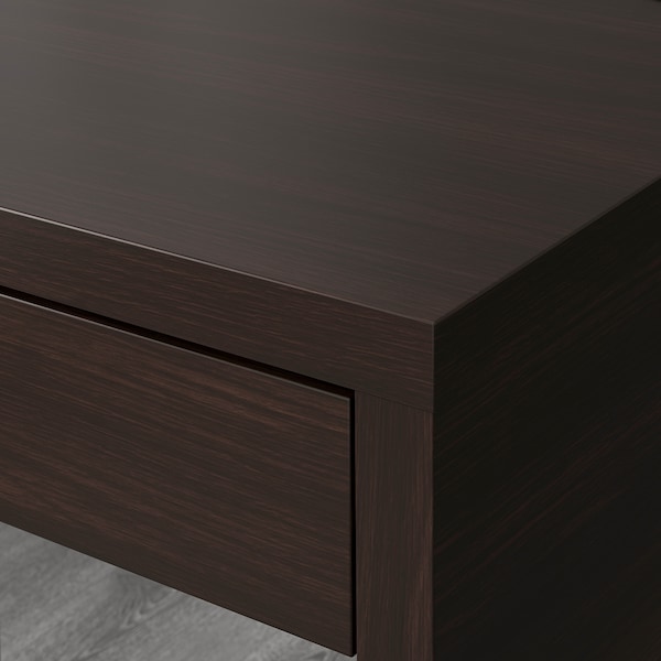 MICKE办公桌,黑褐色,73×50厘米