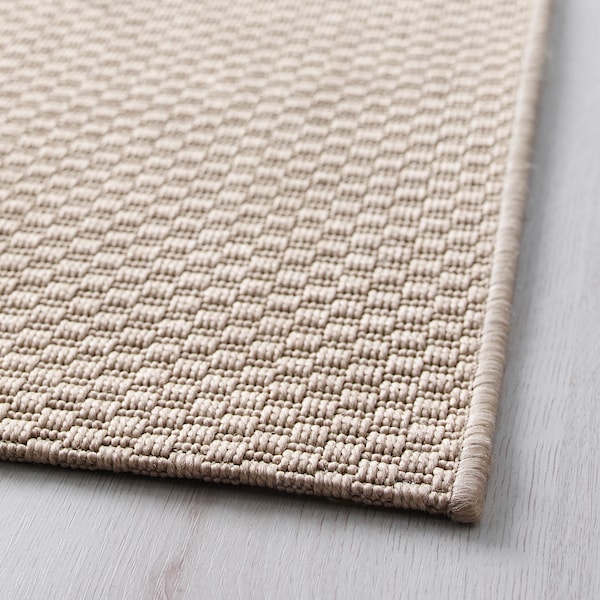 MORUM地毯flatwoven /户外,米色,160 x230厘米
