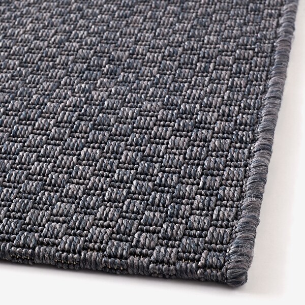 MORUM地毯flatwoven /户外,深灰色,160 x230厘米