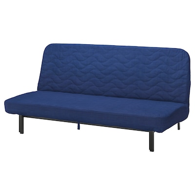 NYHAMN三座沙发床，带口袋弹簧床垫/Skiftebo蓝色