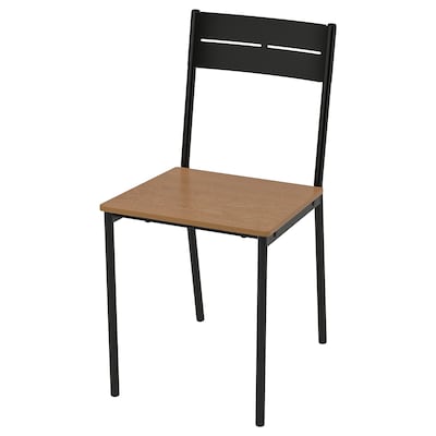 SANDSBERG椅子,黑色/棕色染色