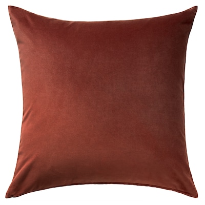 SANELA靠垫,红色/棕色65 x65厘米