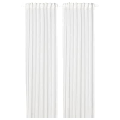 SILVERLONN纯粹的窗帘,1副,白色,145 x300厘米