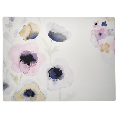 SOMMARFLOX餐具垫,有图案的花/多色,x30 40厘米