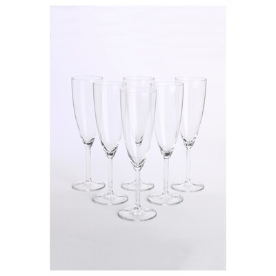 SVALKA香槟酒杯,透明玻璃,21 cl