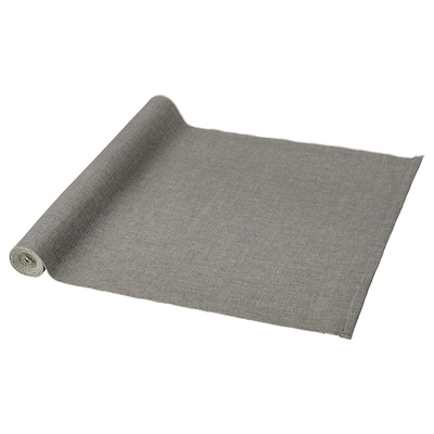 SVARTSENAP长方桌巾灰色35 x130厘米