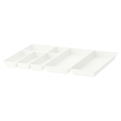 UPPDATERA餐具托盘/ 2的餐具托盘,白色,72×50厘米