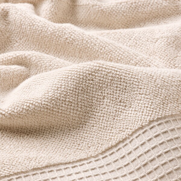 VINARN擦手巾、浅灰/米色,x70 40厘米