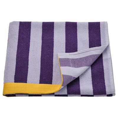 ENSKOTTMAL浴巾、淡紫色条纹,70 x140厘米
