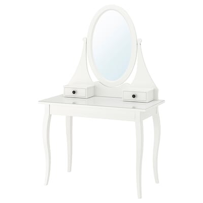 HEMNES梳妆台的镜子,白色,100×50厘米