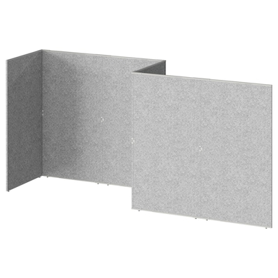 SIDORNA房间隔板,灰色324 x160x150厘米