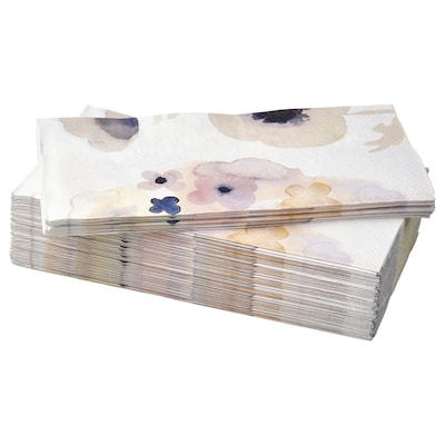 SOMMARFLOX餐巾纸,图案的花/多色,x38 38厘米