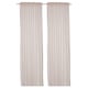 BYMOTT窗帘,1条,白色/米色条纹,120 x250厘米