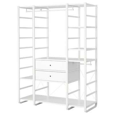 ELVARLI衣柜组合,白色,165 x55x216厘米