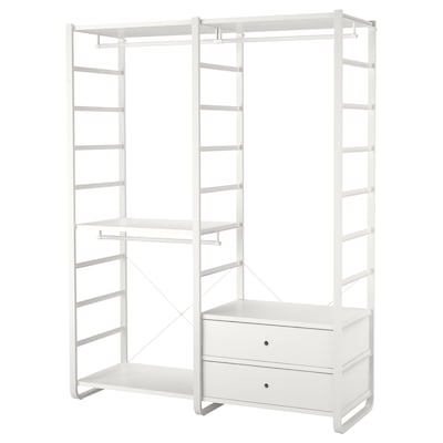 ELVARLI衣柜组合,白色,165 x55x216厘米