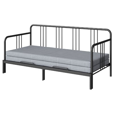 FYRESDAL床2床垫、黑色/ Agotnes公司80 x200型cm