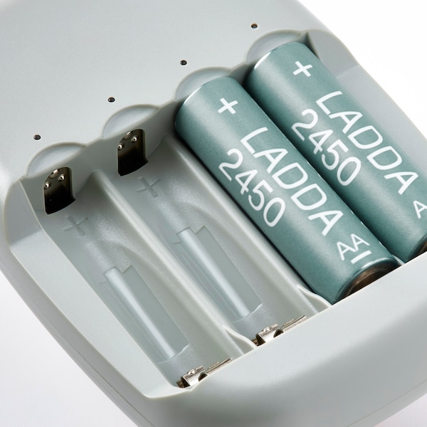 LADDA可充电电池,HR06 AA 1.2 v, 2450 mah