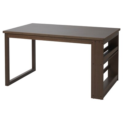 SKUMPARP餐桌、竹/棕色140 x84厘米