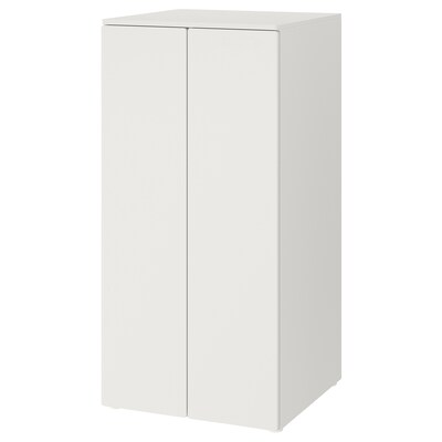 SMASTAD / PLATSA衣柜,白色白色/ 3货架,x57x123 60厘米
