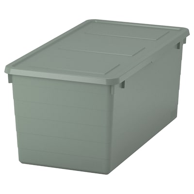 SOCKERBIT存储箱盖子,灰绿色,x76x30 38厘米