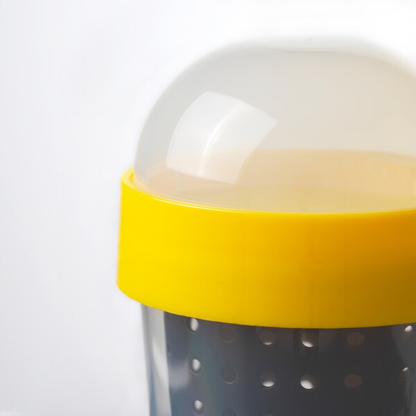 SPLITTERNY零食容器,灰色/黄色,300毫升