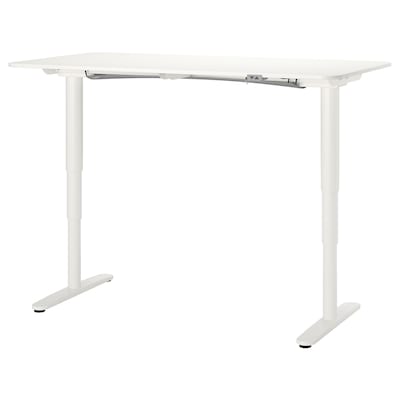 BEKANT办公桌坐/站,白色,160 x80厘米