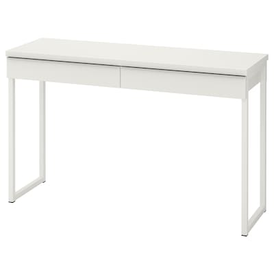 BESTA院子里的桌子,高光泽的白色120 x40厘米