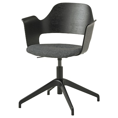 FJALLBERGET会议椅,黑色彩色灰单板/贡纳深灰色