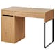 MICKE办公桌,橡树效果,105×50厘米