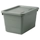 SOCKERBIT存储箱盖子,灰绿色,19 x26x15厘米